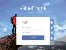 Tablet Screenshot of pbi.valueframe.com